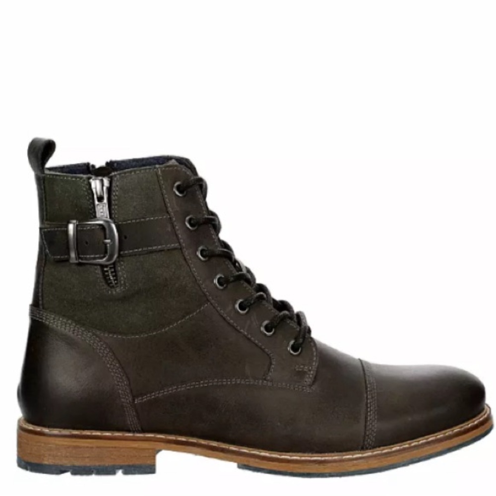 MENS HILL LACE-UP BOOT SIZE 11. BLACK. NEW.